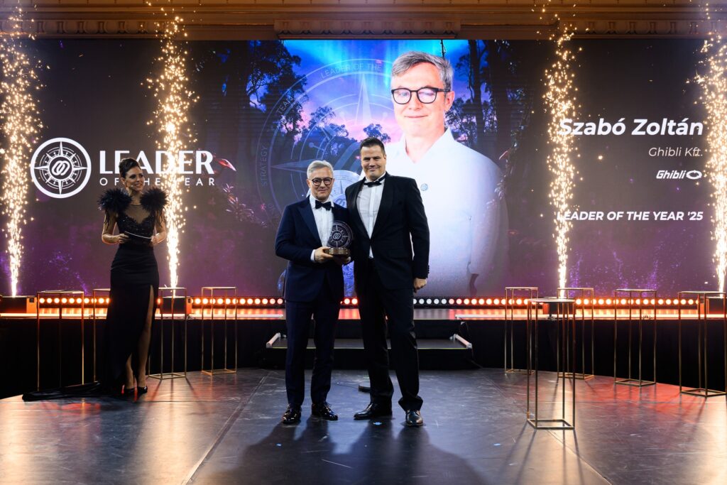 Egy emberközpontú vállalat és egy vezető, akivel mindenki szívesen dolgozna - kétszeres elismerés a Ghiblinek Ghibli Szabó Zoltán - Leader of the Year - Ghibli Logisztikai Kft.